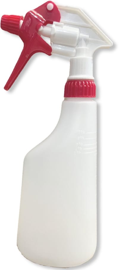 MAUS sprayflacon leeg - 5 stuks spray bottle rood - kunststof sprayer 600 ml - Plantenspuit met trigger