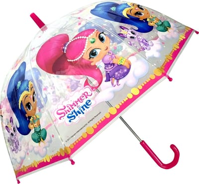 Transparante koepel paraplu Shimmer & Shine