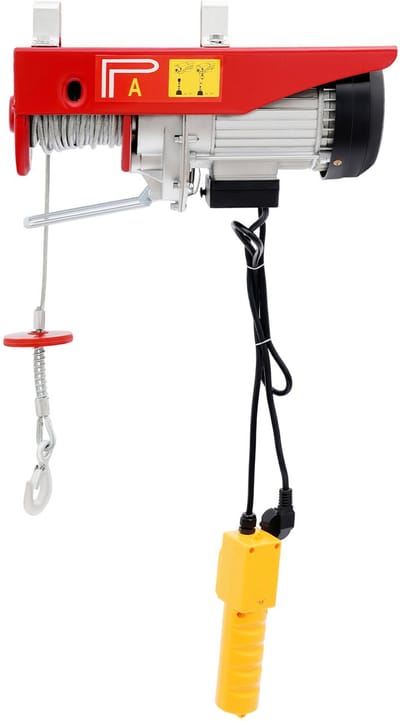 Elektrische Takel - Hefmachine - Zwaar Tillen - Afstandsbediening - 800 kg - Rood
