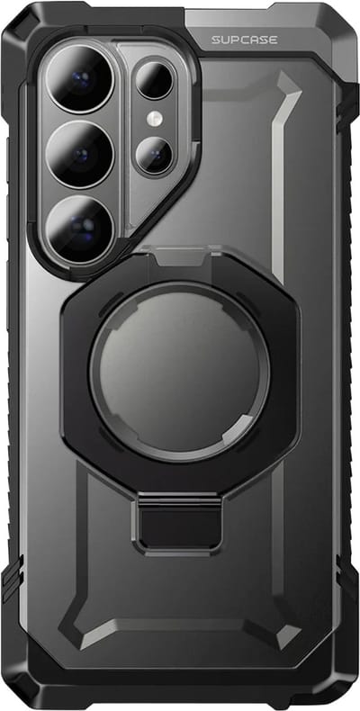Supcase UB Grip hoesje geschikt voor Samsung Galaxy S26 Ultra - Geschikt voor MagSafe - Zwart