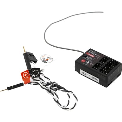 FLYSKY R7P 7CH Ontvanger 2.4G Protocol ANT 3.5-9V/DC Ontvanger voor FS-G7P RC Auto Boot Afstandsbediening receiver zwart