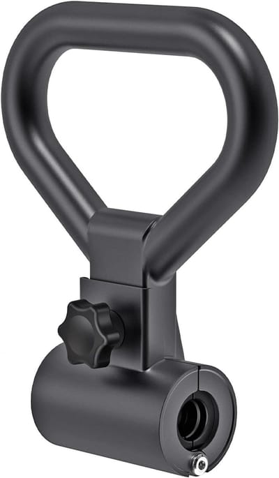 Verstelbaar Kettlebell-handvat van staal, stevige greepbevestiging voor halters, ideaal voor krachttraining en gewichtheffen thuis