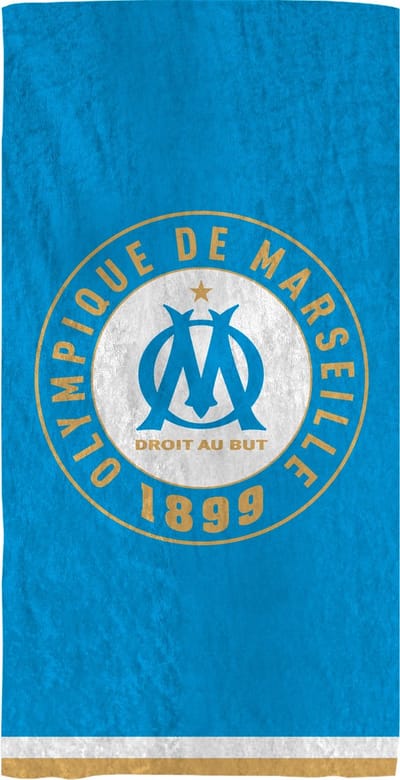 Olympique Marseille Strandlaken Equipe - 75 x 150 cm - Katoen