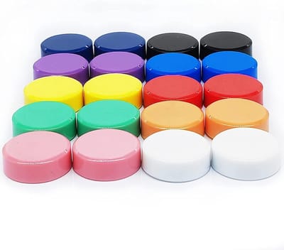 Kleurige magneten voor whiteboards en koelkast - Set van 20 sterke en veelzijdige bordmagneten