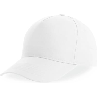 Atlantis Headwear Recy Five Cap AT112 - White - One size