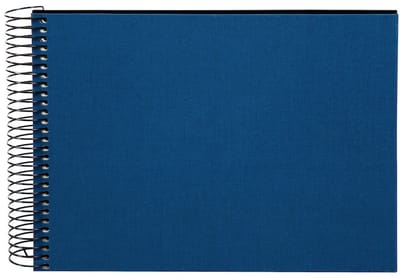 Goldbuch - Spiraalalbum Bella Vista - 24x17 cm - Donker blauw met zwarte pagina’s