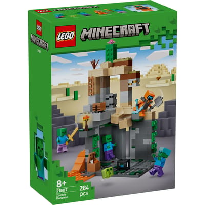 LEGO Minecraft Zombiekerker Speelgoed voor Kinderen en Gamers vanaf 8 Jaar - 21587