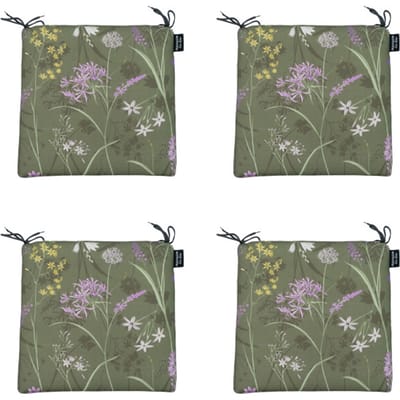 Madison zitkussen eco-line - 40x40x4,5cm set van 4
