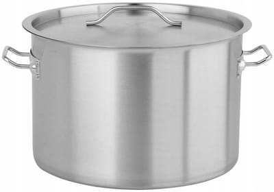 Yato Lage Kookpan met deksel - 36x24 cm, 24L, roestvrij staal