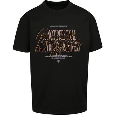 Mister Tee - Razzia Oversize Heren T-shirt - XS - Zwart