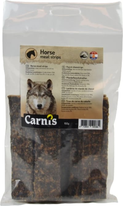 Carnis Paard Vleesstrips 150 g