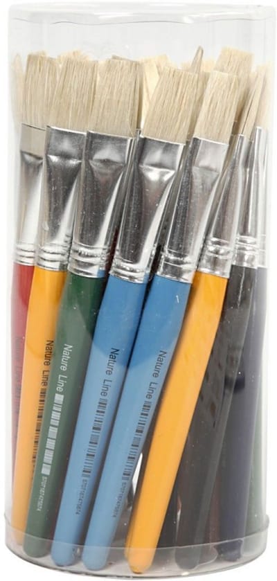 Creativ Company Flat small Borstels 30pcs.