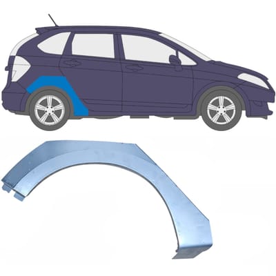 Reparatiepaneel achterspatbord voor Honda FR-V 2005-2009 / Rechts