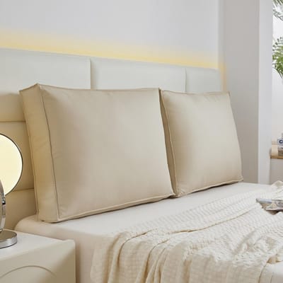 Luxe Hoofdbordkussen Zacht Comfort Lezen Banken Rugkussens 60/80/70/100/90cm Comfort Rust Kussen Bed Rug Ondersteuning Kussen voor Single/Twin/King/Sof/Bay Window(A,70x50cm/27x19in(1pc))