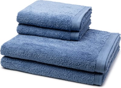 Möve 2 X Handdoek 2 X Douchehanddoek - in een set Superwuschel