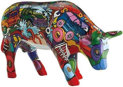 Cow Parade Brenners Mooters (medium ceramic)