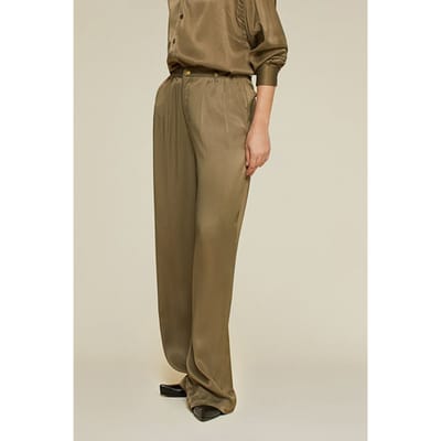 Lois Wanda-j 7217 Aitana Shine Lizard Size: W28 | Wide-Leg & Flared Pants Outlet | Dames | Ecru