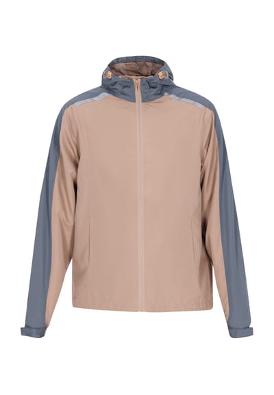 Mo Jas Heren Beige turkoois grijs