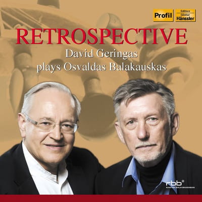 Various Artists - Retrospective: David Geringas Plays Osvaldas Balakauskas (CD)