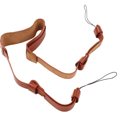 Lederen Camerariem Draagbaar Comfortabel Exquise Vintage DSLR Camera Schouderriem voor Buiten