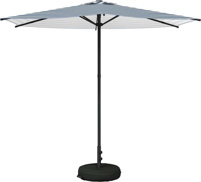 vidaXL - Tuinparasol - met - voet - 270 - x - 270 - cm - Polyester - Rechthoekig