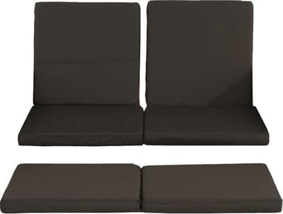 CLP Set van 3 kussenslopen Sofa Ancona antraciet