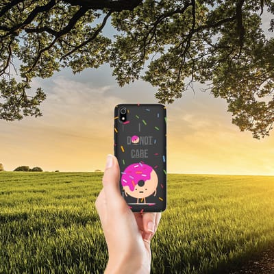 Xiaomi Redmi 7A Siliconen Case Donut Roze