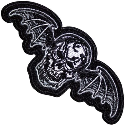 Avenged Sevenfold - Deathbat Patch - Zwart/Wit