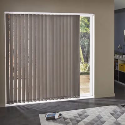 Madeco 3328 Verticale Lamellen 5 Stuks Brandwerend Lichtdoorlatend Bruin 8,9 X 280 Cm