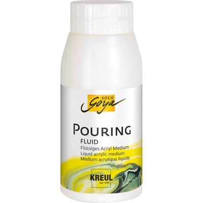 Pouring Fluid - Kleurloos - Vloeibare Verf - Verf Gieten - 750ml - Kreul - Creatieve Verf - 1 Stuk