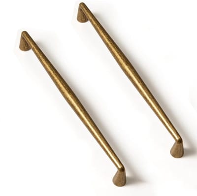 6 Stuks Antieke Meubelgrepen, 192mm Gatafstand, Bronzen Keuken- en Kastgrepen voor Dressoirs en Kasten