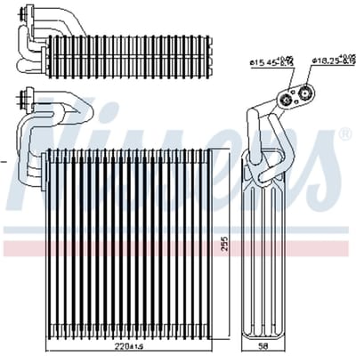 Verdamper, airconditioning NISSENS 92214