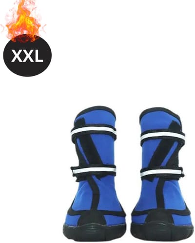 Bovista Hondenschoenen Pootbeschermer - Hondenschoenen - 4 Stuks - Hondenschoentjes - Pootbescherming Hond - Waterbestendig - Antislip - Blauw - XXL