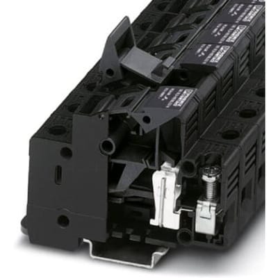 Phoenix Contact 3211236 Zekering-serieklem 18 mm Schroeven Zwart 12 stuk(s)