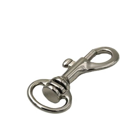 Go Go Gadget - Sleutelhanger - Musketonhaak + sleutelring - 1 stuk - 55 mm - Zilverkleurig