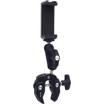 Camera Klem Bevestiging Multifunctioneel Fotoaccessoire voor DSLR Camera Invullicht Monitor Telefoon black