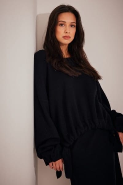 NA-KD Drawstring Knitted Sweater Dames Trui - Maat M