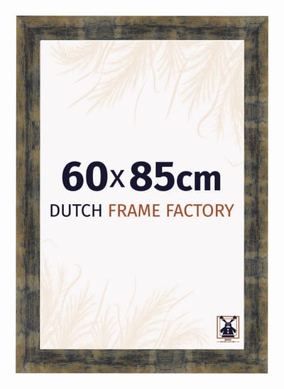 Fotolijst 60x85 cm - MDF - Blauw Goud Gemeleerd - Praag