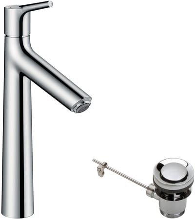 Hansgrohe Talis S wastafelkraan - 190 met waste - hoogglans chroom