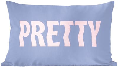 Sierkussens - Kussentjes Woonkamer - 60x40 cm - Pretty - Roze - Blauw - Golvend