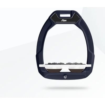 Veiligheidsstijgbeugels Plat Ultra Grip Bruin/Wit/Bruin Flex-On Safe-On