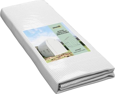 Vervangend Dekzeil - Kas Overkapping - Planten Beschermen - Waterdicht PE Anti-UV - 3x2x2 Meter - Wit