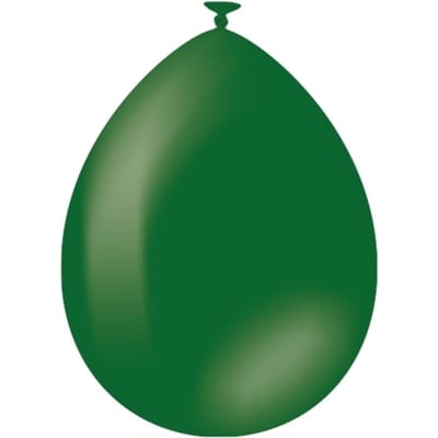 Ballonnen | 25 stuks | Kleur: Donker groen | Afmeting: 30cm