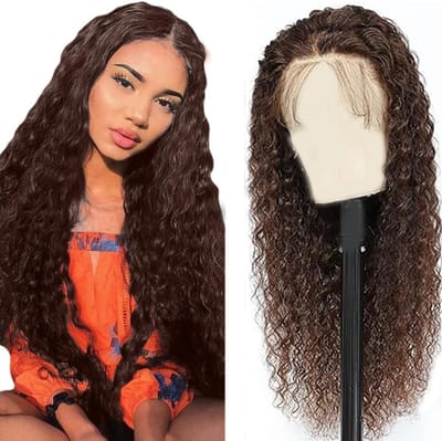 SCH® Pruiken Dames Haar - Pruiken Dames - Haar - Pruiken - Donkerbruin - 35cm x 25cm x 5cm