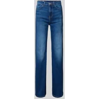 slim fit bootcut jeans van katoenmix model 'WILLA'