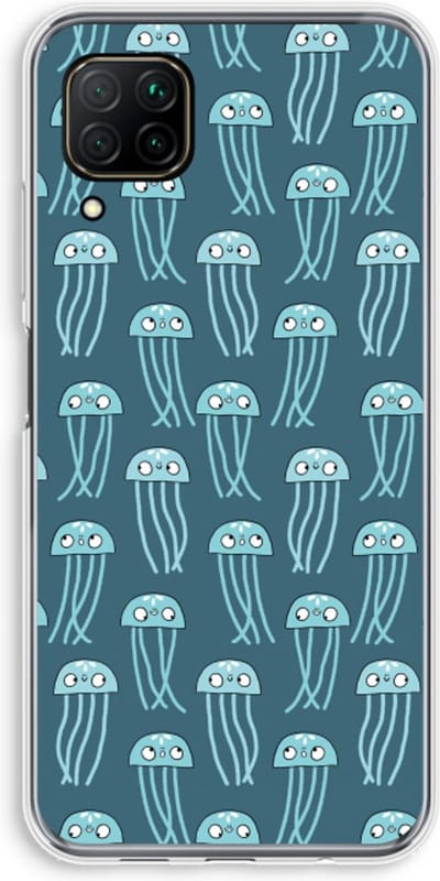 Case Company® - Hoesje geschikt voor Huawei P40 Lite hoesje - Kwallie - Soft Cover Telefoonhoesje - Bescherming aan alle Kanten en Schermrand