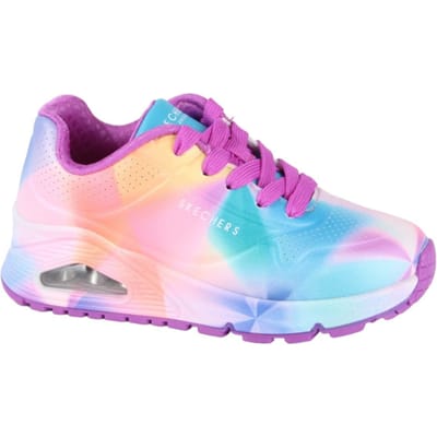 Skechers Uno Gen1 - Prism Burst Meisjes Sneakers - Paars/Multicolour