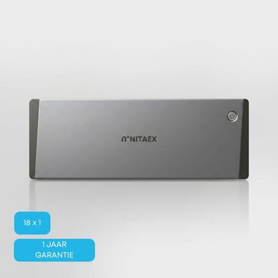 Nitaex - 18 in 1 Hub - USB-C Docking station - Maximale data-overdrachtssnelheid - Haarscherpe weergave - Lichtgewicht & Compact