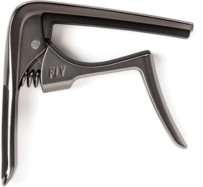 Dunlop 63CGM Trigger Fly Capo, Gun Metal - Capodaster voor staalsnarige gitaar