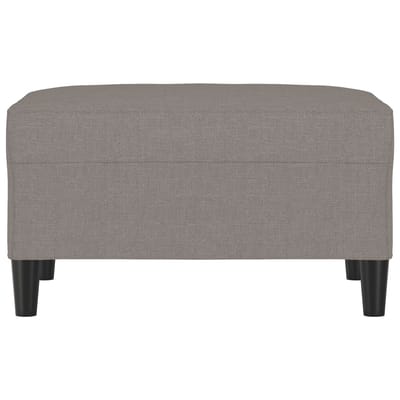 vidaXL - Voetenbank - 70x55x41 - cm - stof - taupe